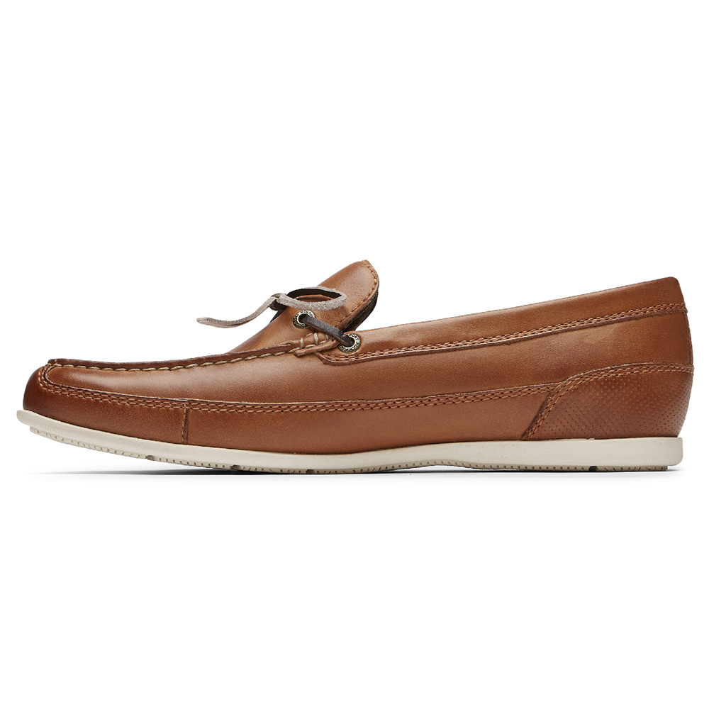 Rockport Loafers For Mens Brown - Malcom Tie - AT3158492